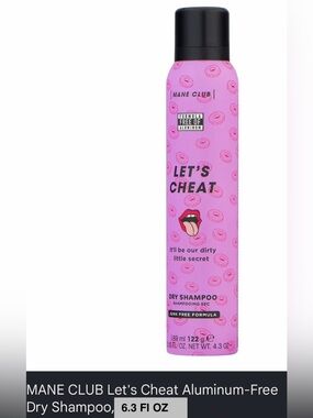 MANE CLUB Let's Cheat Aluminum-Free Dry Shampoo, 6.3 FL OZ